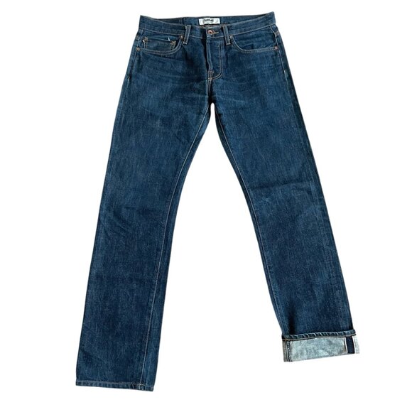 Baldwin Men’s The Reed Classic Straight Selvedge Denim Jeans Sz 31x34 Made USA